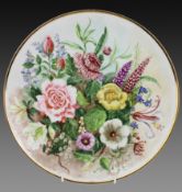 Hand Painted Thomas Germany Aldrington Cabinet Plate