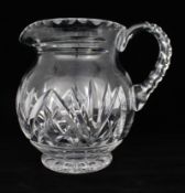 Vintage Mid 10th c. Cut Glss Crystal Jug
