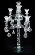 Stunning 9-Arm Crystal Candelabra