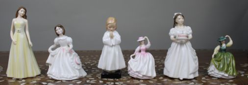 Collection of 6 Royal Doulton Figurines