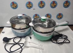 2 Pack Electric Food Steamer. Est £40