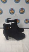 Women's Black Ankle Boots. Est £25