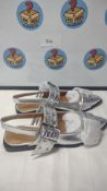 Women's Silver Shoes. Est £20