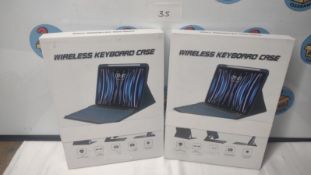 2 Pack iPad Wireless Keyboard Case. Est £30
