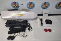 Folding Bike Lock & Wireless Adapter. Est £25