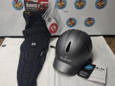 Cricket Pads & Helmet. Est £30