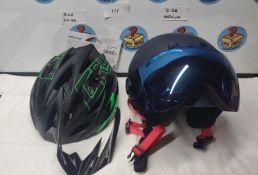 2 Pack Bicycle Helmets. Est £40