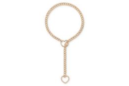 13 x Women's Heart O-ring Slip Chain Necklace L11a