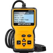 OBD2 Scanner Universal Car Engine Fault Code Reader RRP £29.56 - L1b