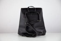 Cascabelle Leather-Look Backpack - Black L12a