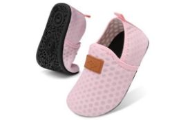 10 x Kids Water Shoes - Barefoot Swim Beach Shoes L3