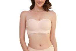 12 x Strapless Bra For Women Seamless Support Lb28
