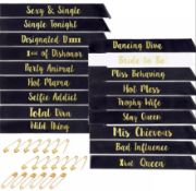 10 x Hen Party Sashes 18 Pcs Team Bride Sash Set RRP £214.20 Llsw