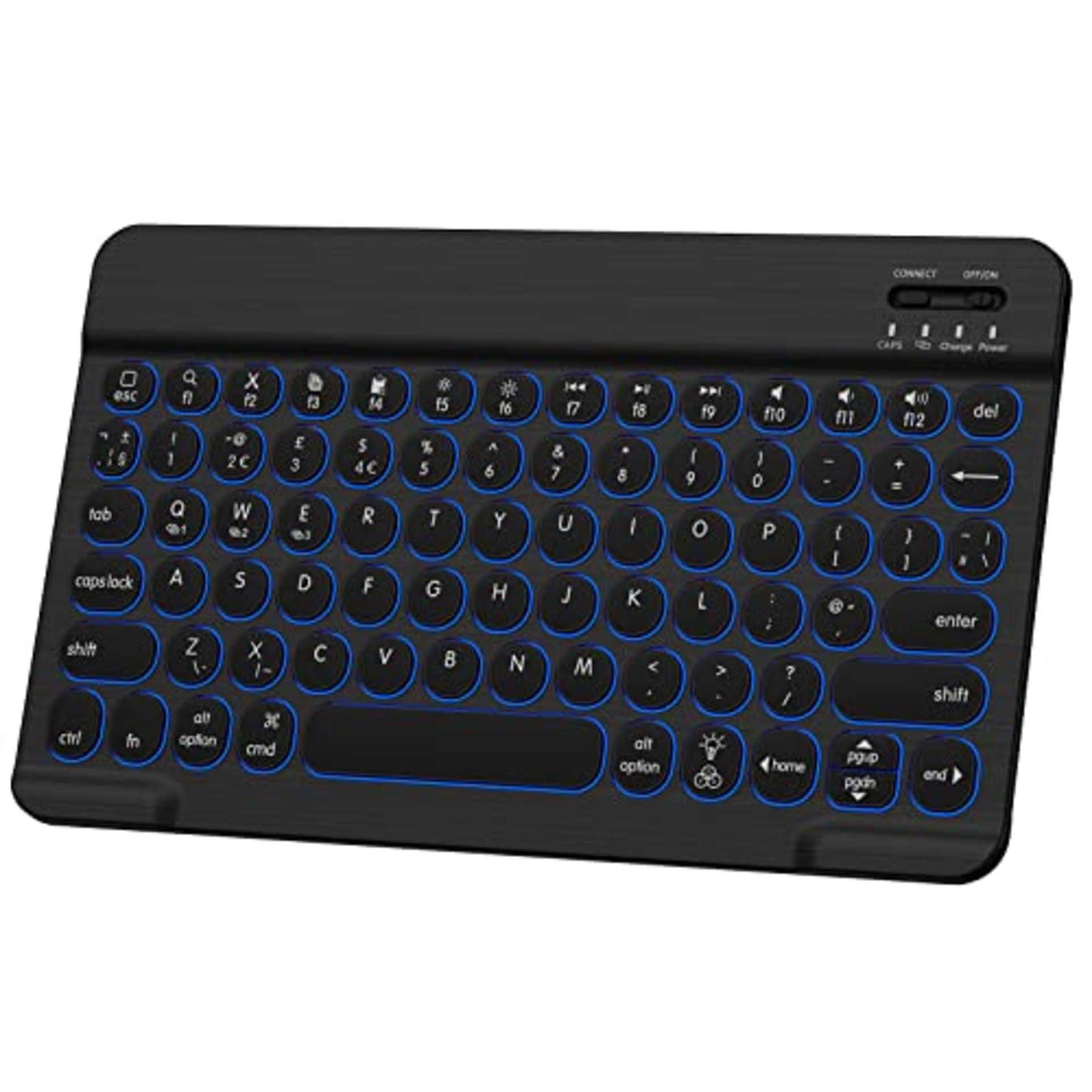 Bluetooth Keyboard, 7-Colour Backlit Multi-Device L4a