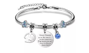 20 x Women Bracelets with Initial Letters - Personalized Gift L14a