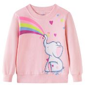 Girl's Clothes 5-6 Years Rainbow Jumpers L3b