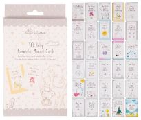 25 x Hugs & Kisses Pack of 30 Memorable Moment Cards L10b