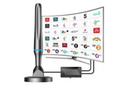 5 x TV Aerial, Freeview Indoor TV Aerial With 500+ Miles Range L1a