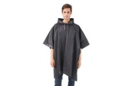8 x 2 Pack of Rain Ponchos, EVA Portable Adults Waterproof Ponchos RRP £125.60 L3a