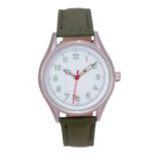 Gents 1970s Indian Solider Watch With Engraved Back In Presentation Box L11a