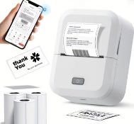 Portable Label Maker Machine With Thermal Printer & Tape - Smartphone Compatible L4a
