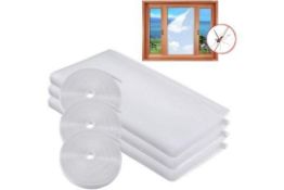 10 x Divichi Window Insect Screen Net Mesh Kits RRP £6.99 ea L30b