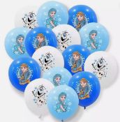 10 x 18 Pcs Party Balloon Packs - Frozen Lrc