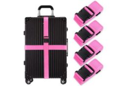 8 x Luggage Suitcase Straps Sets Lrt