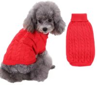 10 x Pet Sweater Dog Cat Warm Coat L5c