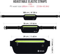 10 x Akalas Ultra Slim Running Belt Waist Pack L27a