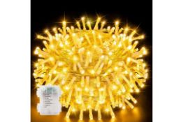 10 x 200 LED String Lights Battery Powered Total RRP £171.30 L5c