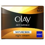 Olay Anti-Wrinkle Night Cream 50 ml/55+ L9a