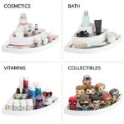 10 x Easy Home - 3 Tier Shelf Organiser L13