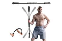 6 x Elastic Fitness Bar, Weight Bar, Core Strength Training Total RRP £315.54