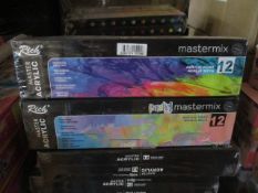 10 Pcs Assorted Metallic and Pastel Large Size Super Quality Paints Sets