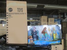 6 Pcs Brand New Large Size Mattell Mermaid Playset Figurines MSRP £39.99 - 6 Pcs In Lot