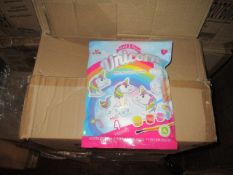 10 Pcs Brand New Unicorn Paint Your Own Mould Set - With Paints and Brush