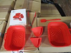 10 Pcs Silicone Oven Bakkeware Set