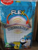 40 Pcs Maped Small Whiteboard With Marker and Cleaner Set - RRP £4.99/unit