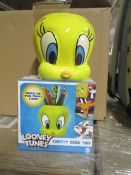 50 Pcs Looney Tunes Tweety Pie Pen Pot Holder Boxed RRP £5.99
