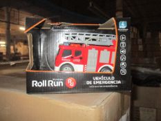 10 Pcs Lights and Sounds Fire Truck - RRP £6.99/unit