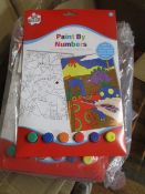 50 Pcs Paint Your Own Sets With Paints and Craft Sheets