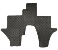 BLACK HEAVY DUTY LATEX MAT to suit VW TRANSPORTER T5/T6