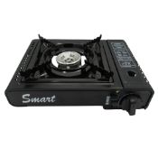 BLACK SINGLE BURNER CAMPING GAS STOVE/COOKER