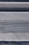 2.5MTR X 5MTR Grey with Blue/White Stripes AWNING CARPET