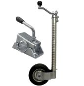 48mm Ribbed Heavy Duty Jockey Wheel with Clamp