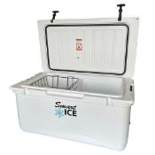 45L SMART ICE CHESTS with BASKET DIVIDER and 4 ICE FREEZER PACKS