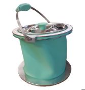 3L COLLAPSIBLE CAMPING GREEN FOLDABLE SAUCEPAN