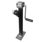 57mm SIDE WINDING TRAILER JACK WITH SWIVEL MOUNT - 15