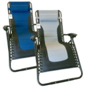 2X PADDED ZERO GRAVITY RECLINER CHAIRS